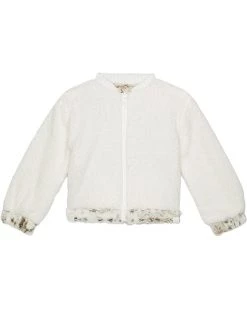 Barefoot Dreams Kids Faux Fur Reversible Bomber Jacket (Toddler) | Coats & Outerwear