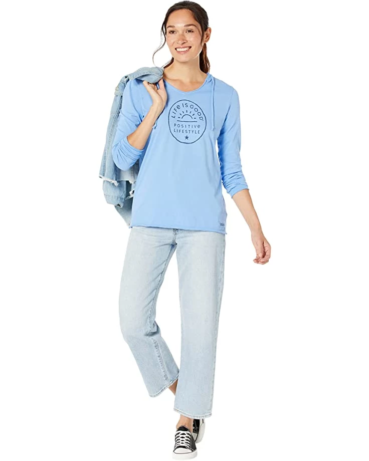 Life is Good Hoodies & Sweatshirts Positive Rising Long Sleeve Crusher-Lite™ Hooded Tee 6 Life is Good Hoodies & Sweatshirts Positive Rising Long Sleeve Crusher-Lite™ Hooded Tee - Image 4