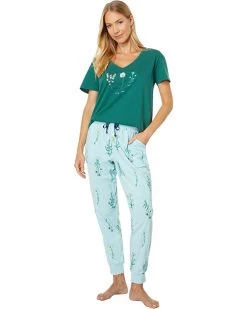 Life is Good Sleepwear Detailed Wildflower Snuggle Up Relaxed Sleep Vee -Life is Good Sales Store 61CGATG2ClL. AC SR736920