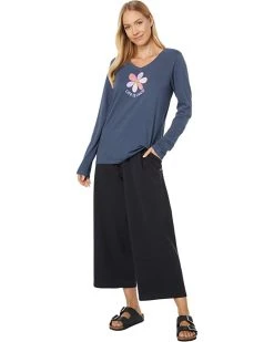 Life is Good Shirts & Tops Happy Daisy Long Sleeve Crusher™ Vee -Life is Good Sales Store 61CnN4zIlEL. AC SR736920