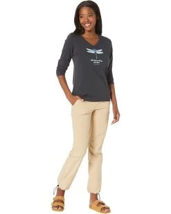 Life is Good Shirts & Tops Detailed Dragonfly Long Sleeve Crusher-Lite™ Vee -Life is Good Sales Store 61DkOtMo4pL. AC SR736920
