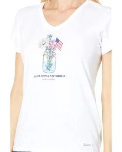 Life is Good Shirts & Tops Good Things in A Jar Crusher™ Vee 8 Life is Good Shirts & Tops Good Things in A Jar Crusher™ Vee -Life is Good Sales Store 61FG6NGTTzL. AC SR736920