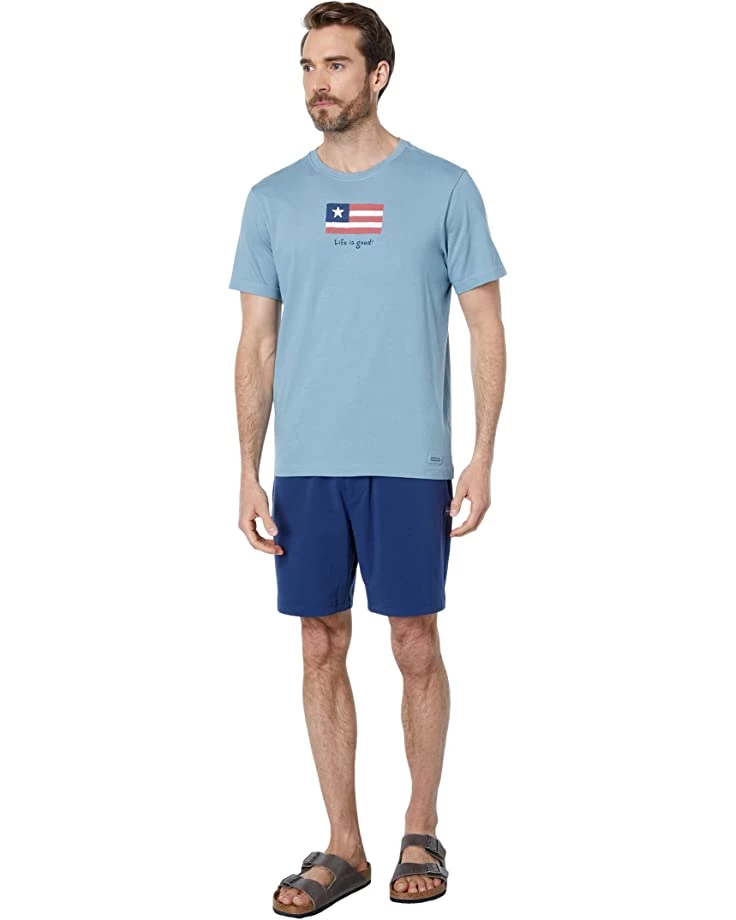 Life is Good Shirts & Tops Three Stripe Flag Crusher™ Tee 6 Life is Good Shirts & Tops Three Stripe Flag Crusher™ Tee - Image 4