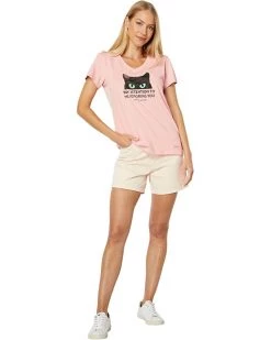 Life is Good Shirts & Tops Pay Attention Cat Eyes Crusher™ Vee -Life is Good Sales Store 61I IEaxVKL. AC SR736920