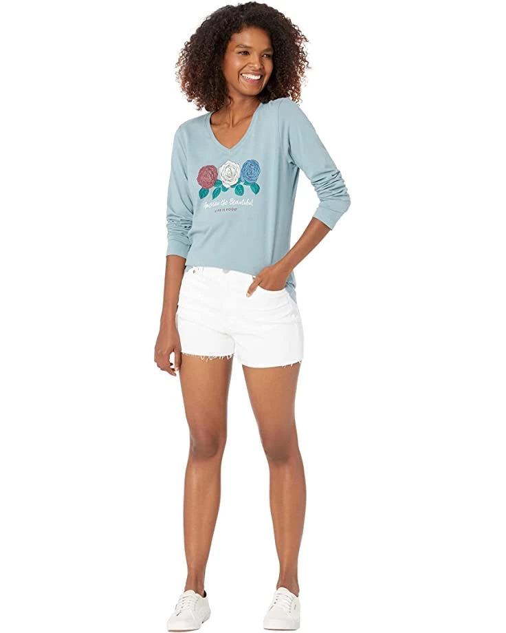 Life is Good Shirts & Tops America The Beautiful Long Sleeve Crusher™ Vee 6 Life is Good Shirts & Tops America The Beautiful Long Sleeve Crusher™ Vee - Image 4