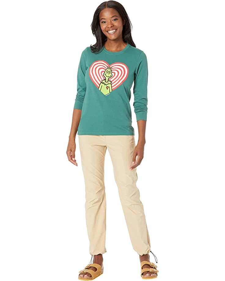 Life is Good Shirts & Tops Grinch Turn Up The Love Long Sleeve Crusher™ Tee 6 Life is Good Shirts & Tops Grinch Turn Up The Love Long Sleeve Crusher™ Tee - Image 4