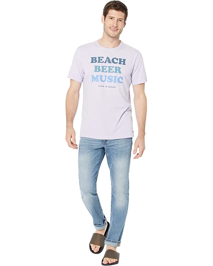 Life is Good Shirts & Tops Beach Beer Music Crusher-Lite™ Tee 6 Life is Good Shirts & Tops Beach Beer Music Crusher-Lite™ Tee - Image 4