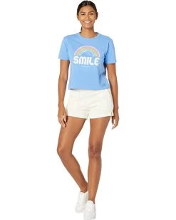 Life is Good Shirts & Tops Smile Rainbow Short Sleeve Boxy Tee -Life is Good Sales Store 61NXjFvn3KL. AC SR736920