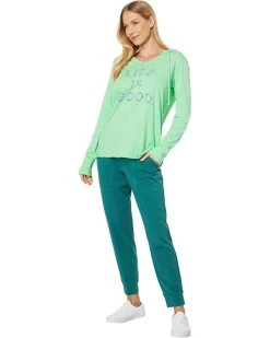 Life is Good Hoodies & Sweatshirts LIG Floral Stack Long Sleeve Crusher-Lite™ Hooded Tee -Life is Good Sales Store 61O56Do6t L. AC SR736920