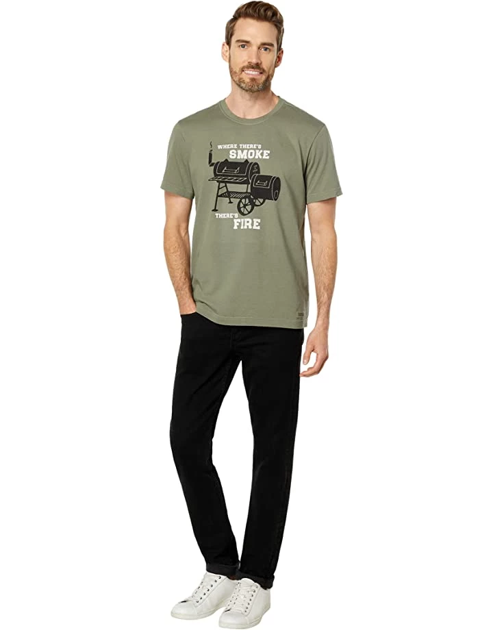 Life is Good Shirts & Tops Where There's Smoke There's Fire Crusher™ Tee 6 Life is Good Shirts & Tops Where There's Smoke There's Fire Crusher™ Tee - Image 4