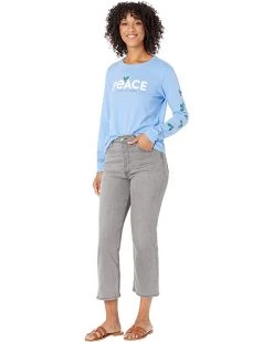 Life is Good Shirts & Tops Peace Mistletoe Long Sleeve Crusher-Lite™ Tee -Life is Good Sales Store 61OhRvMioiL. AC SR736920