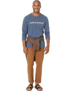 Life is Good Shirts & Tops LIG Sunset On The Water Long Sleeve Crusher™ Tee -Life is Good Sales Store 61XELYcmUkL. AC SR736920