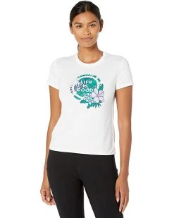 Life is Good Shirts & Tops Tropical Hibiscus Cationic Active Tee