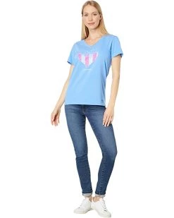 Life is Good Shirts & Tops Heart Stars and Stripes Crusher™ Vee 9 Life is Good Shirts & Tops Heart Stars and Stripes Crusher™ Vee -Life is Good Sales Store 61adcy 8sFL. AC SR736920