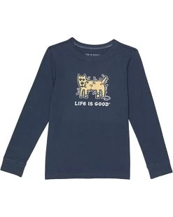 Life is Good Shirts & Tops Rocket Holiday Lights Long Sleeve Crusher™ Tee (Toddler/Little Kids/Big Kids)