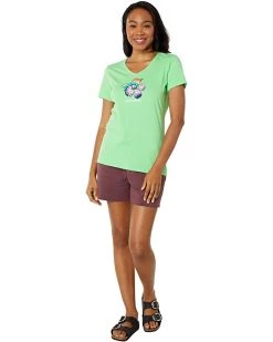 Life is Good Shirts & Tops Tie-Dye Hibiscus Crusher-Lite™ Vee -Life is Good Sales Store 61kOroOumjL. AC SR736920