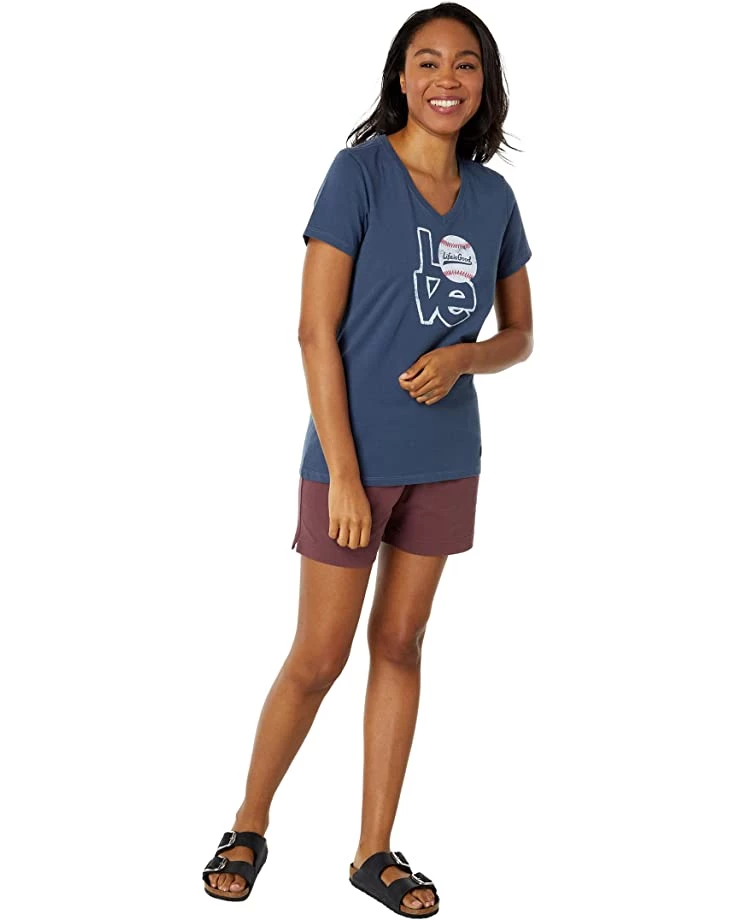 Life is Good Shirts & Tops Love Baseball Crusher™ Vee 6 Life is Good Shirts & Tops Love Baseball Crusher™ Vee - Image 4