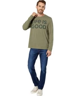 Life is Good Shirts & Tops LIG Wordmark Stack Long Sleeve Crusher-Lite™ Tee 9 Life is Good Shirts & Tops LIG Wordmark Stack Long Sleeve Crusher-Lite™ Tee -Life is Good Sales Store 61lHZwYJuvL. AC SR736920