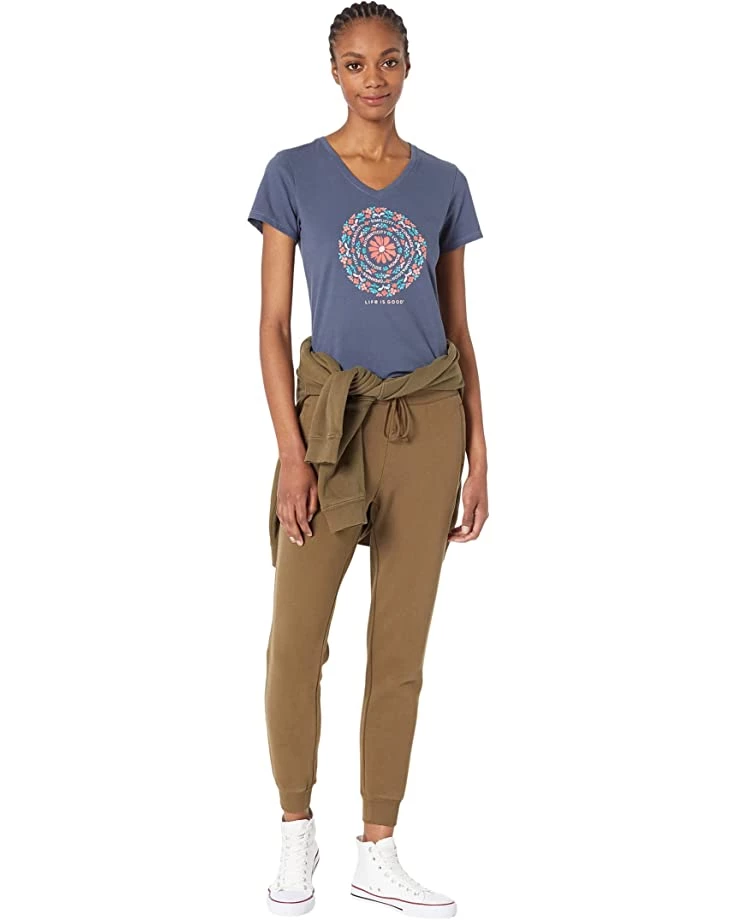 Life is Good Shirts & Tops Flower of Power Crusher™ Vee 6 Life is Good Shirts & Tops Flower of Power Crusher™ Vee - Image 4