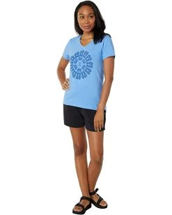 Life is Good Shirts & Tops Flip-Flop Mandala Crusher™ Vee -Life is Good Sales Store 61nQuwi5bCL. AC SR736920