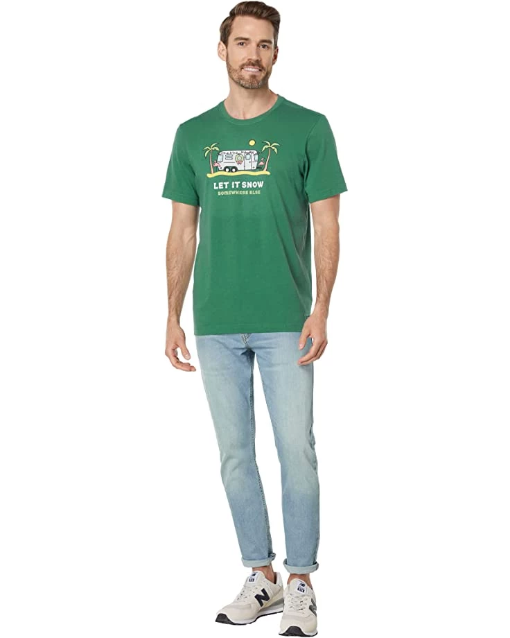 Life is Good Shirts & Tops Let It Snow Camper Crusher™ Tee 6 Life is Good Shirts & Tops Let It Snow Camper Crusher™ Tee - Image 4