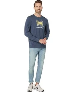 Life is Good Shirts & Tops Rocket Holiday Lights Long Sleeve Crusher™ Tee 9 Life is Good Shirts & Tops Rocket Holiday Lights Long Sleeve Crusher™ Tee -Life is Good Sales Store 61u7W2L6LCL. AC SR736920