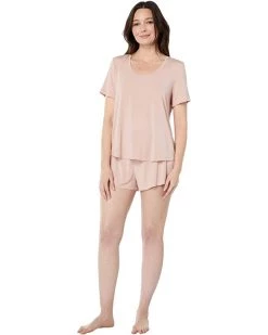 Barefoot Dreams LMJ Scoop Neck Shorts Set | Sleepwear -Life is Good Sales Store 61vVUlbTTxL. AC SR736920