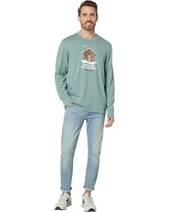 Life is Good Shirts & Tops Holiday Cabin Long Sleeve Crusher™ Tee -Life is Good Sales Store 61vqoQaTeL. AC SR736920
