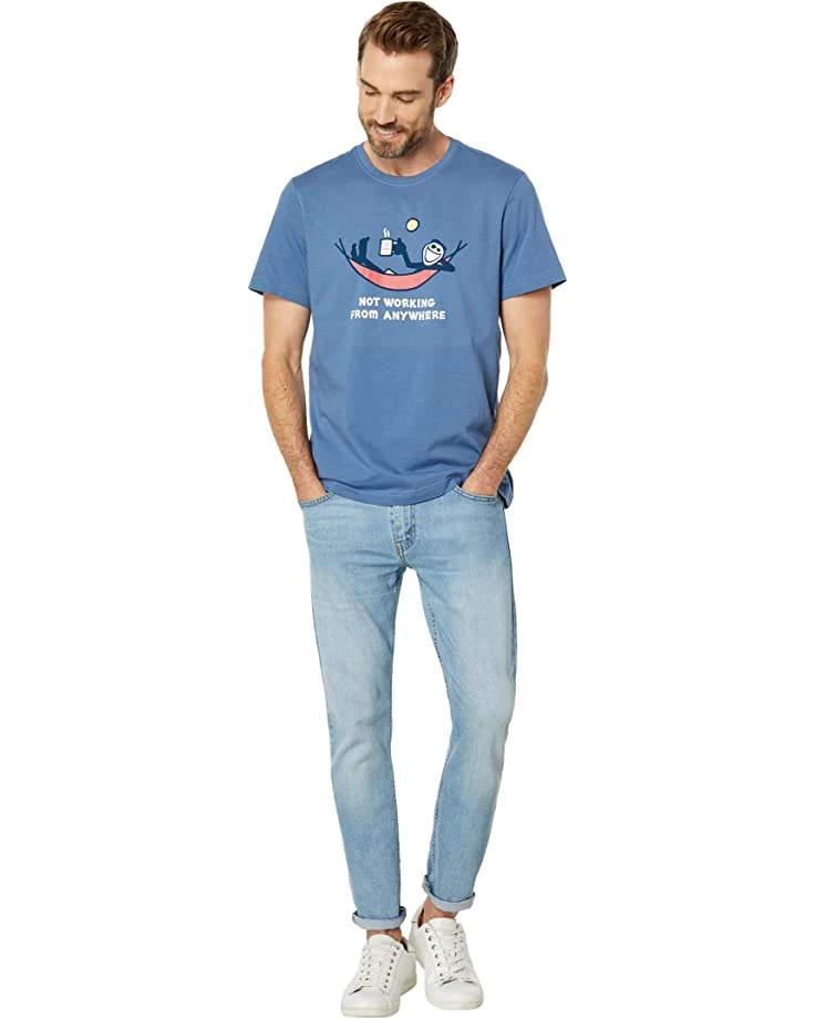 Life is Good Shirts & Tops Not Working Hammock Short Sleeve Crusher™ Tee 6 Life is Good Shirts & Tops Not Working Hammock Short Sleeve Crusher™ Tee - Image 4