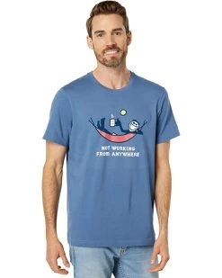 Life is Good Shirts & Tops Not Working Hammock Short Sleeve Crusher™ Tee