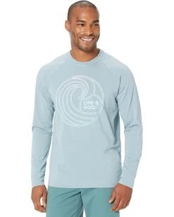 Life is Good Shirts & Tops Linear Sun Crusher-Flex™ Crew