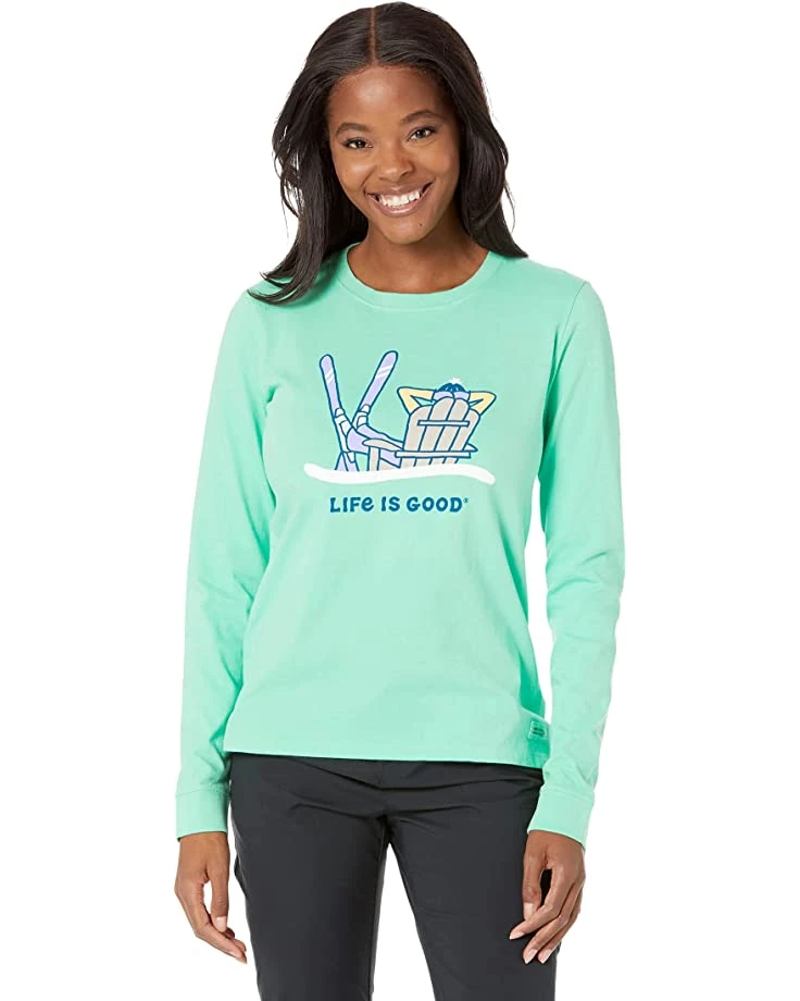Life is Good Shirts & Tops Adirondack Ski Long Sleeve Crusher™ Tee 3 Life is Good Shirts & Tops Adirondack Ski Long Sleeve Crusher™ Tee