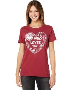 Life is Good Shirts & Tops Grinch Who Loves You Heart Crusher™ Tee