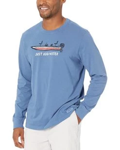 Life is Good Shirts & Tops Just Add Water Boat Long Sleeve Crusher™ Tee -Life is Good Sales Store 715la1VZflL. AC SR736920