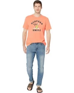 Life is Good Shirts & Tops Cerveza with A Smile Crusher-Lite™ Tee -Life is Good Sales Store 7164VpWehuL. AC SR736920