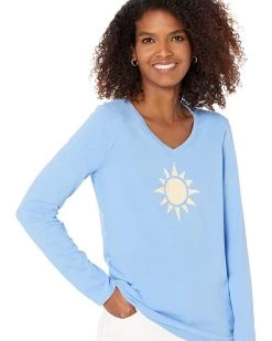 Life is Good Shirts & Tops Ancient Sun Long Sleeve Crusher™ Vee 8 Life is Good Shirts & Tops Ancient Sun Long Sleeve Crusher™ Vee -Life is Good Sales Store 717Rg 7a6LL. AC SR736920
