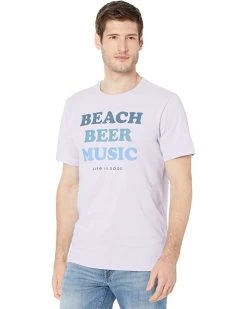 Life is Good Shirts & Tops Beach Beer Music Crusher-Lite™ Tee