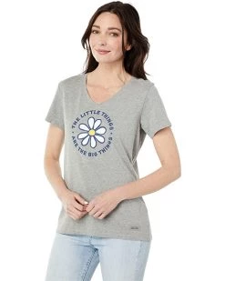 Life is Good Shirts & Tops Little Things Daisy Crusher™ Vee