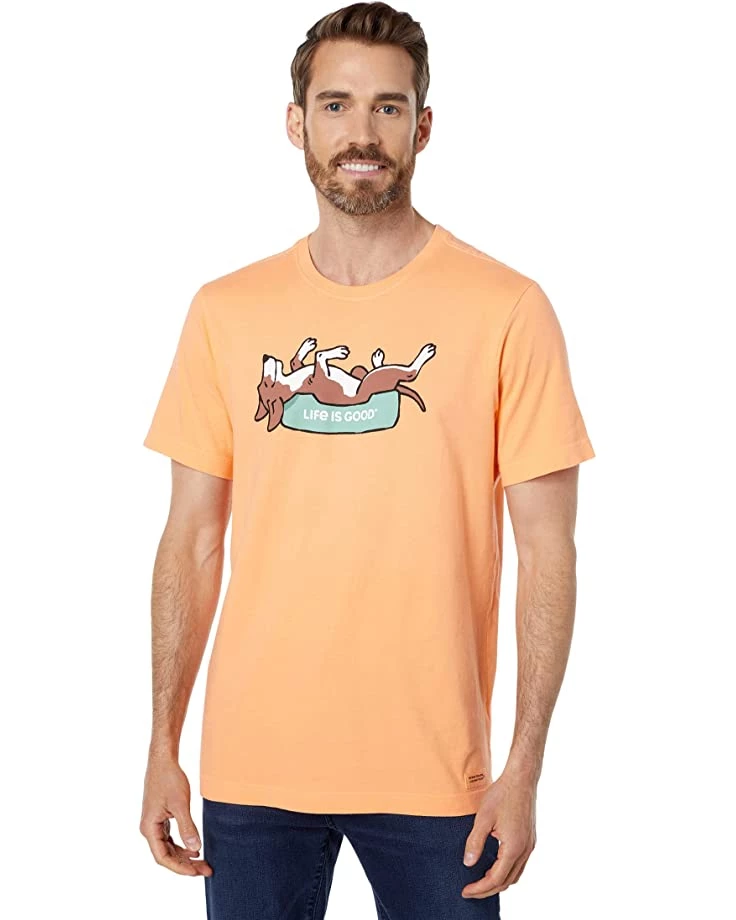 Life is Good Shirts & Tops Belly Rub Dog Crusher™ Tee 3 Life is Good Shirts & Tops Belly Rub Dog Crusher™ Tee