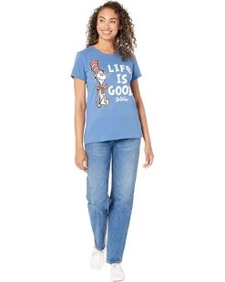 Life is Good Shirts & Tops The Cat Belly Up LIG Stack Tee -Life is Good Sales Store 719aPqKU46L. AC SR736920