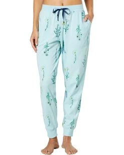 Life is Good Sleepwear Detailed Wildflower Snuggle Up Sleep Joggers