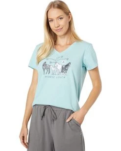 Life is Good Shirts & Tops Horse Lover Crusher™ Vee