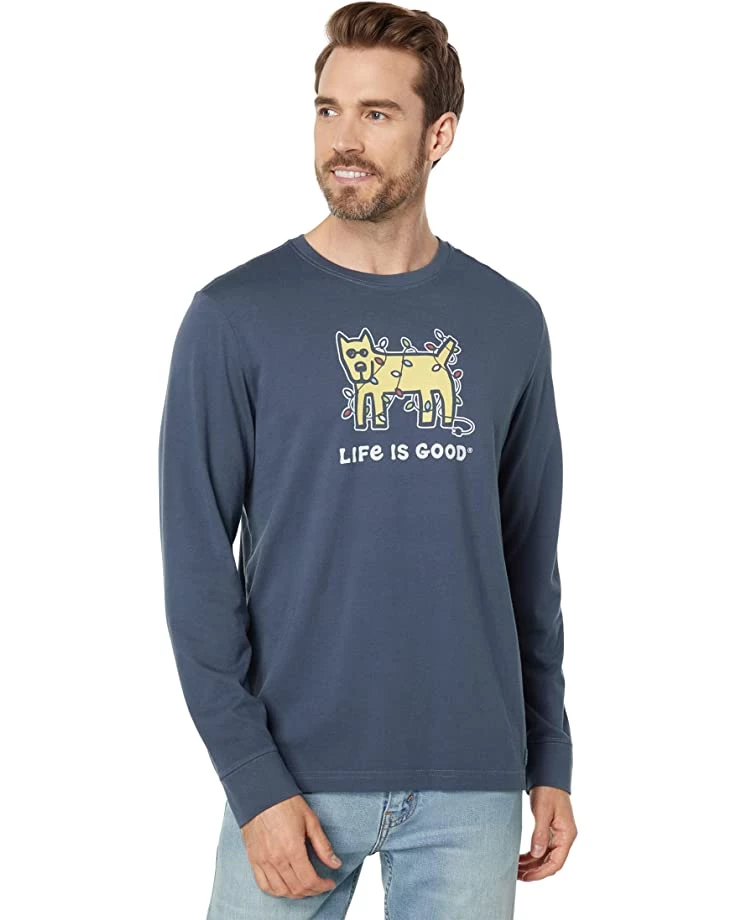 Life is Good Shirts & Tops Rocket Holiday Lights Long Sleeve Crusher™ Tee 3 Life is Good Shirts & Tops Rocket Holiday Lights Long Sleeve Crusher™ Tee