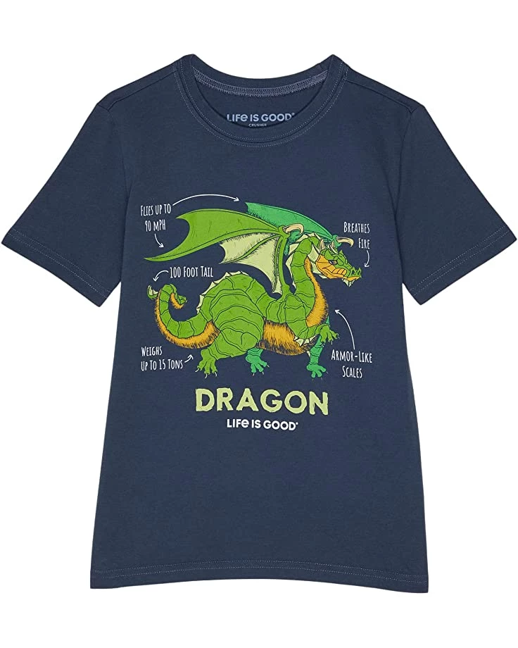 Life is Good Shirts & Tops Dragon Facts Crusher™ Tee (Toddler/Little Kids/Big Kids) 3 Life is Good Shirts & Tops Dragon Facts Crusher™ Tee (Toddler/Little Kids/Big Kids)