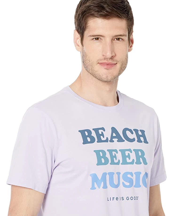 Life is Good Shirts & Tops Beach Beer Music Crusher-Lite™ Tee 5 Life is Good Shirts & Tops Beach Beer Music Crusher-Lite™ Tee - Image 3