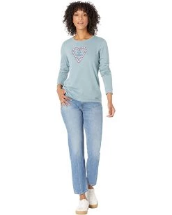 Life is Good Shirts & Tops Candy Cane Holiday Long Sleeve Crusher™ Tee -Life is Good Sales Store 71FWv855XlL. AC SR736920