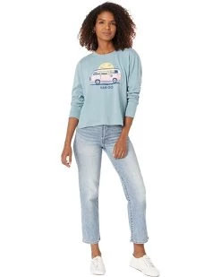 Life is Good Shirts & Tops Van Go Long Sleeve Boxy Tee 9 Life is Good Shirts & Tops Van Go Long Sleeve Boxy Tee -Life is Good Sales Store 71GEMT4YxdL. AC SR736920