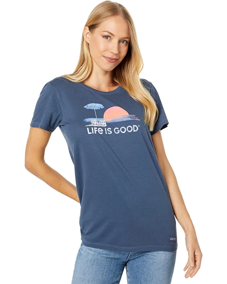 Life is Good Shirts & Tops Sunset Watercolor Crusher-Lite™ Tee 3 Life is Good Shirts & Tops Sunset Watercolor Crusher-Lite™ Tee