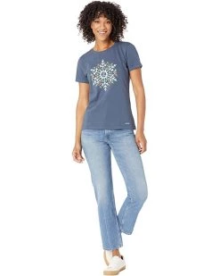 Life is Good Shirts & Tops Snowflake Berries Crusher™ Tee -Life is Good Sales Store 71HovZM4hpL. AC SR736920