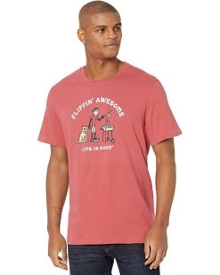 Life is Good Shirts & Tops Flippin' Awesome Short Sleeve Crusher™ Tee